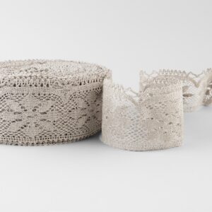 Leinenspitze Nr. 84, natur 3 Linen lace natural No. 84