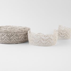 Leinenspitze Nr. 92, natur 3 Linen lace natural No. 92