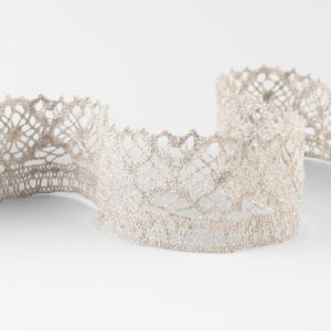 Leinenspitze Nr. 94, natur 4 Linen lace natural No. 94, 4cm width