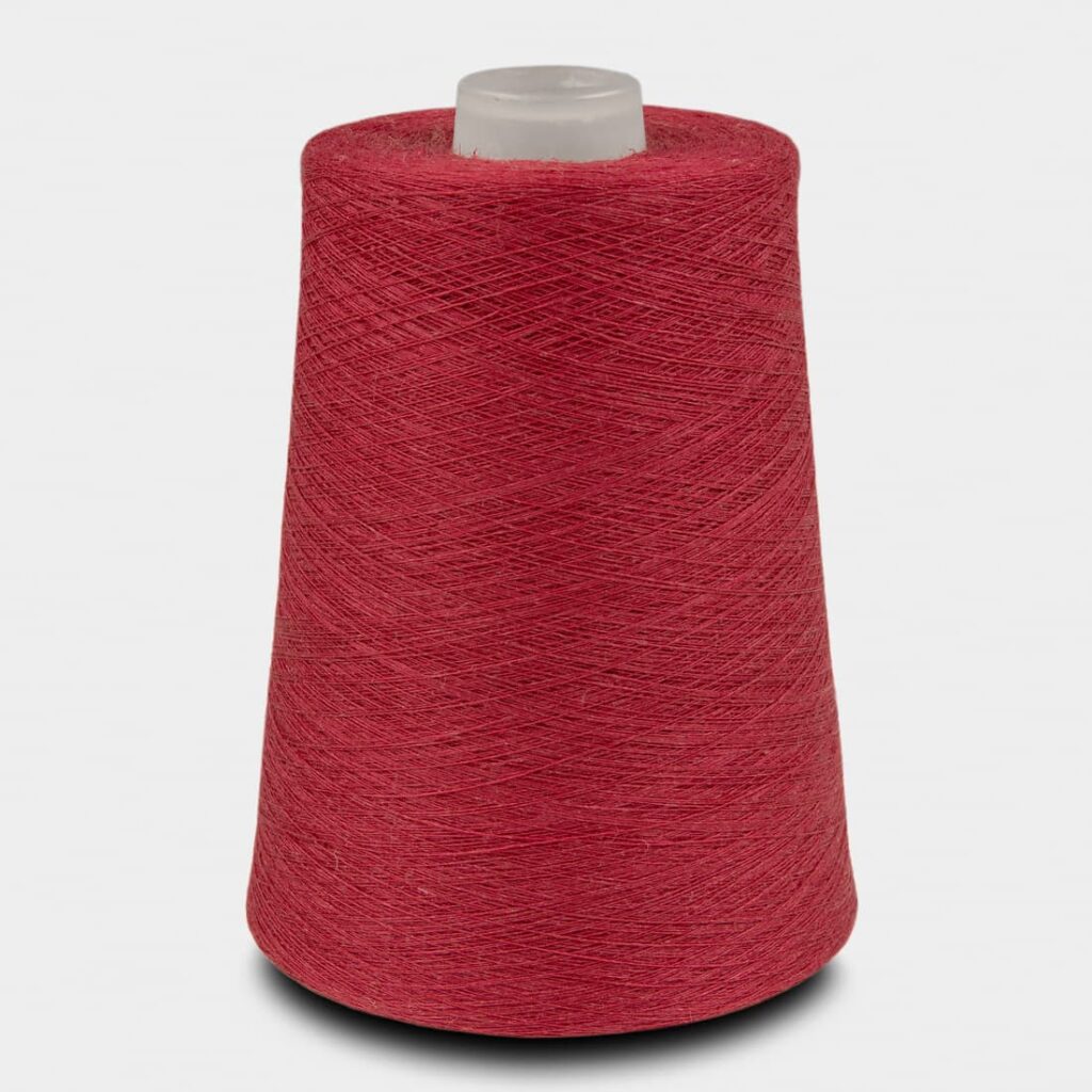 Linen yarn - Raspberry Red