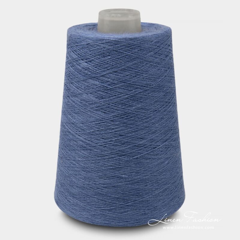 Linen Yarns In Violet Blue Color 2(4)