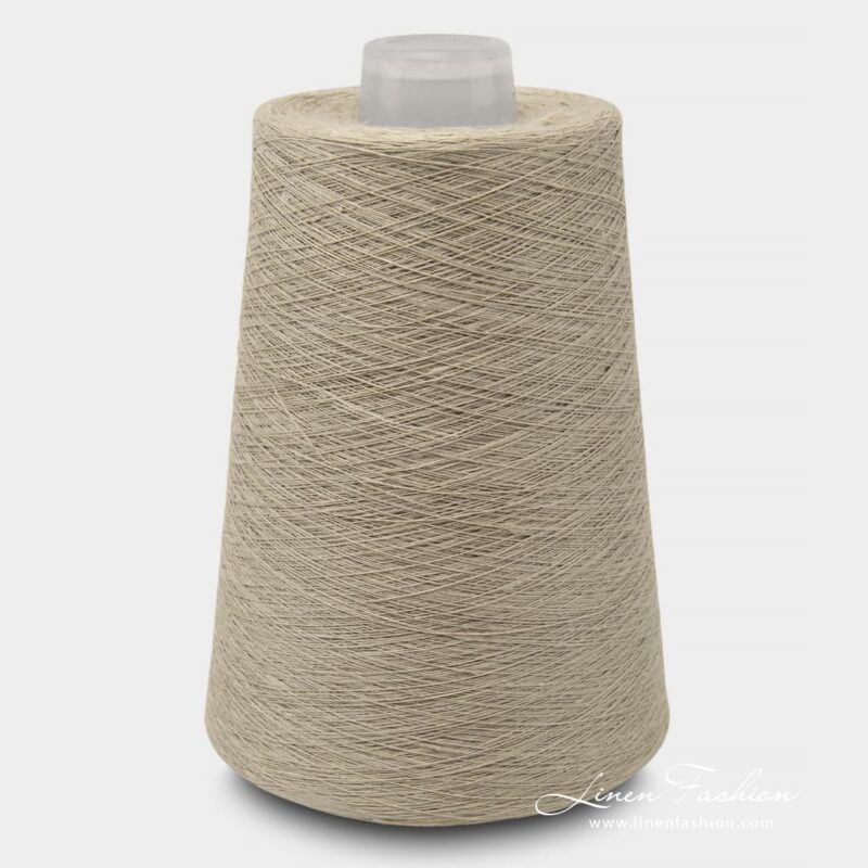 Linen Yarns Yellowish Brown Color 11(33)