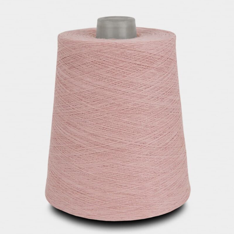 Cotton yarn pastel pink