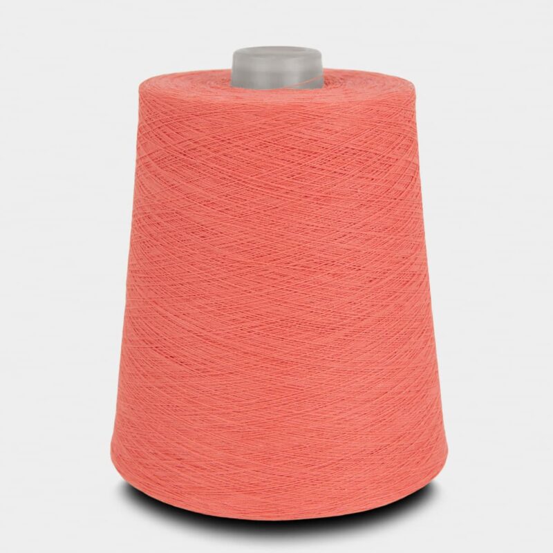 Cotton yarn salmon pink