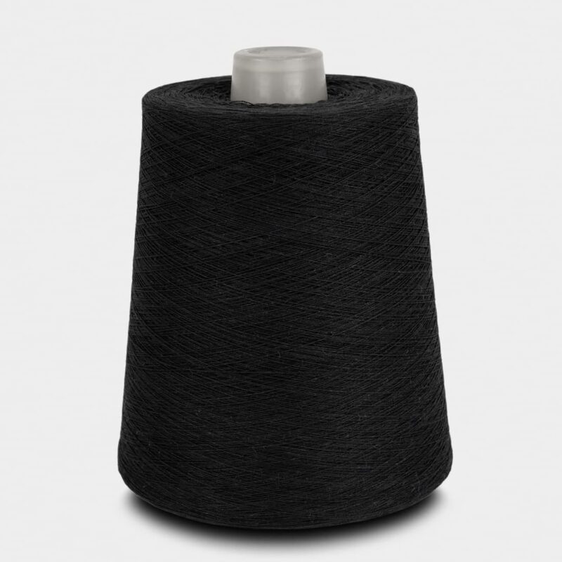 Cotton yarn black