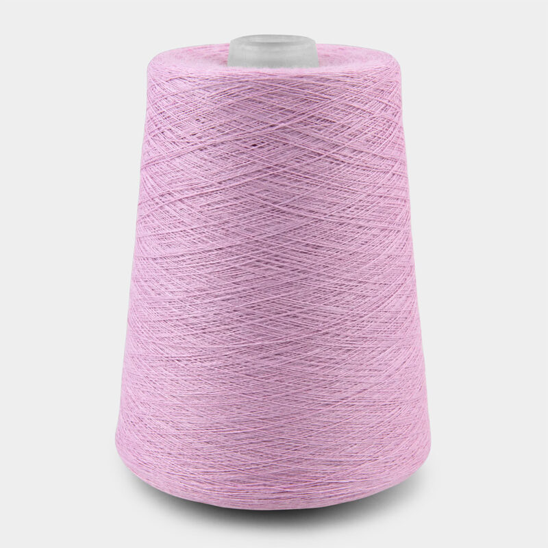 Linen yarn pink lavender