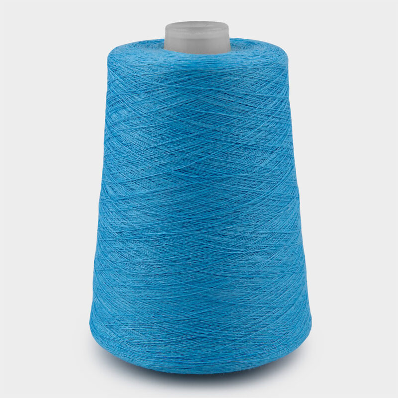 Linen yarn sky blue