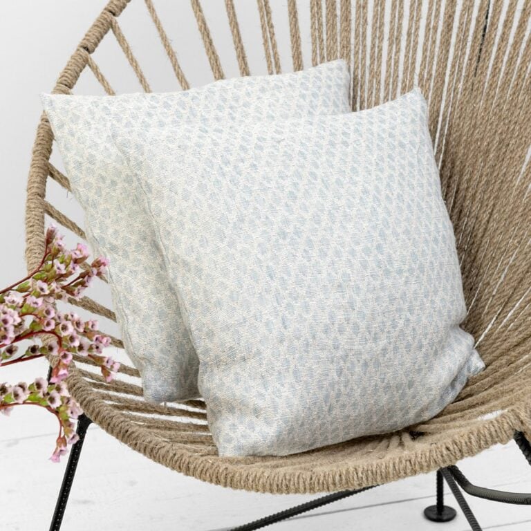 Linen cotton cushion cover beige-grey