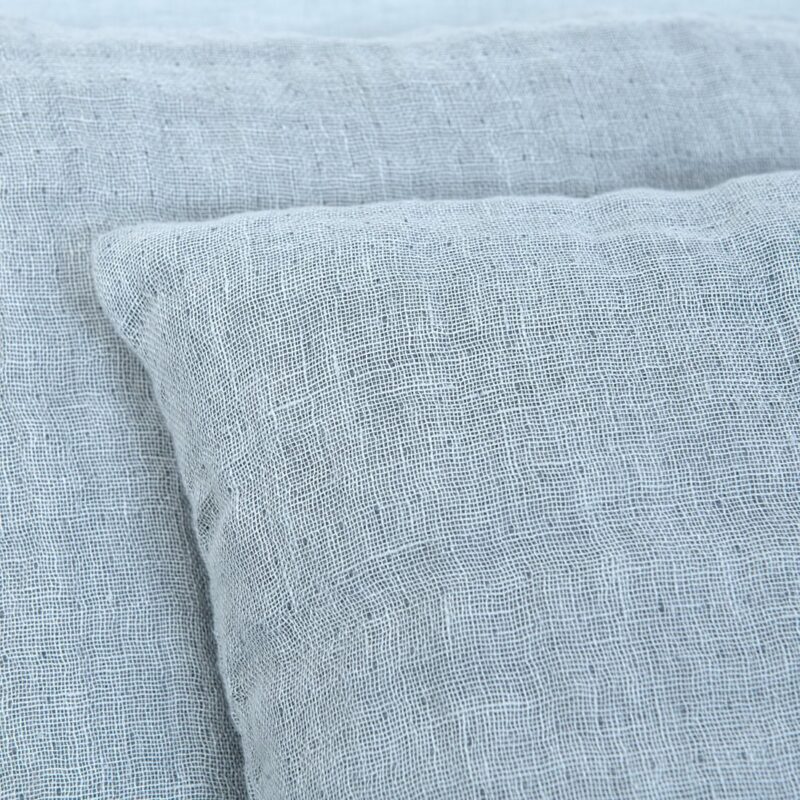 Linen cushion cover light grey