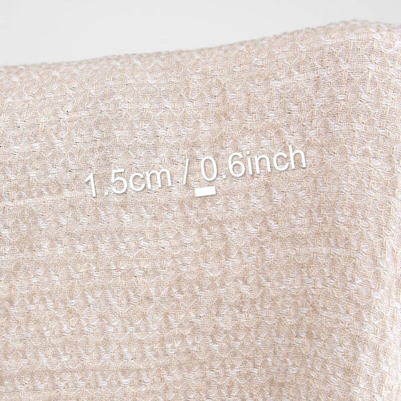 heavy washed linen light brown fabric, 360gr/m2.