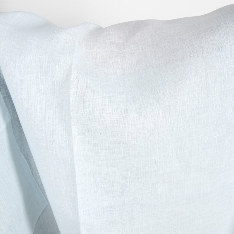Linen fabric in illusion blue colour product photo