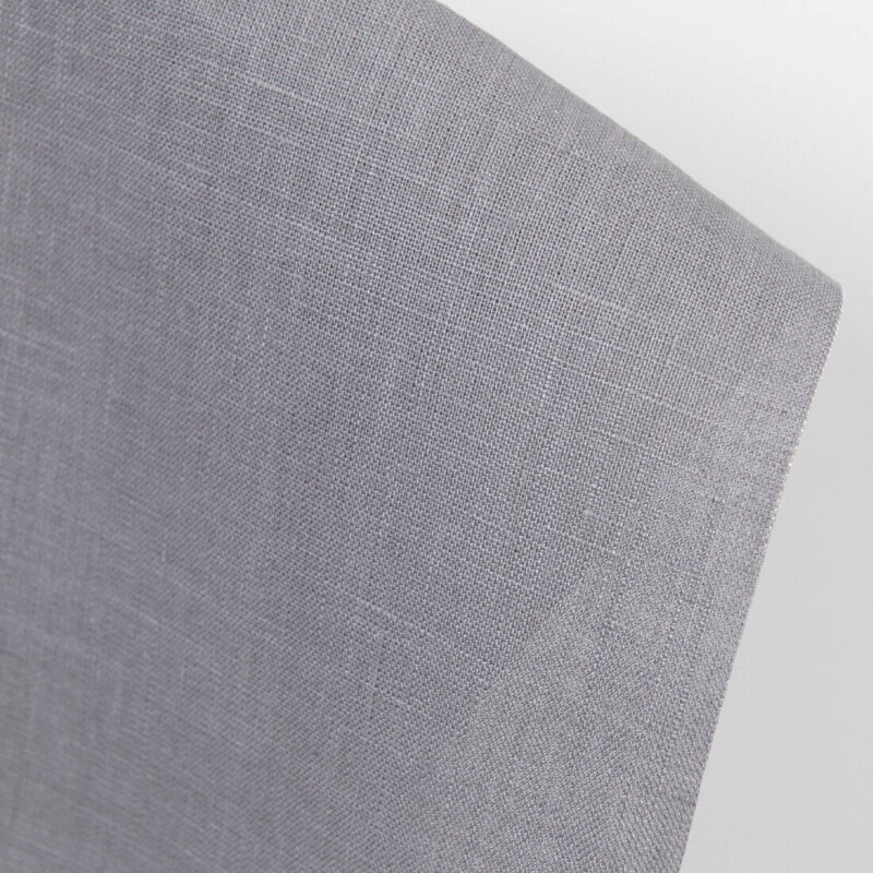 Linen fabric violet-grey, unwashed