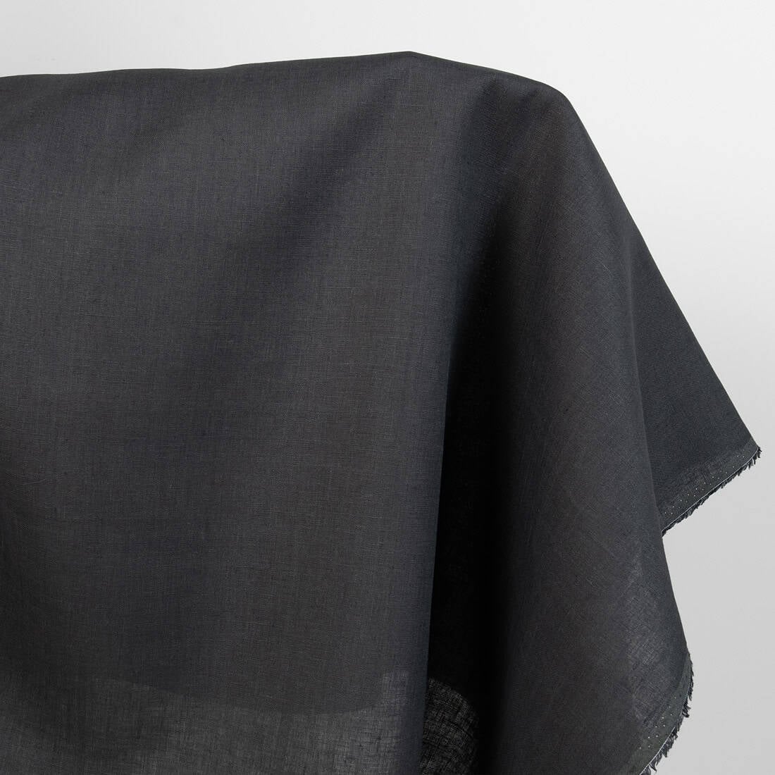 dark grey linen fabric