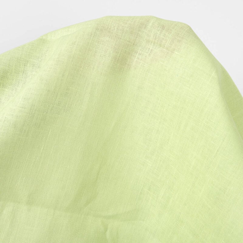 Linen fabric pale green, 150cm width