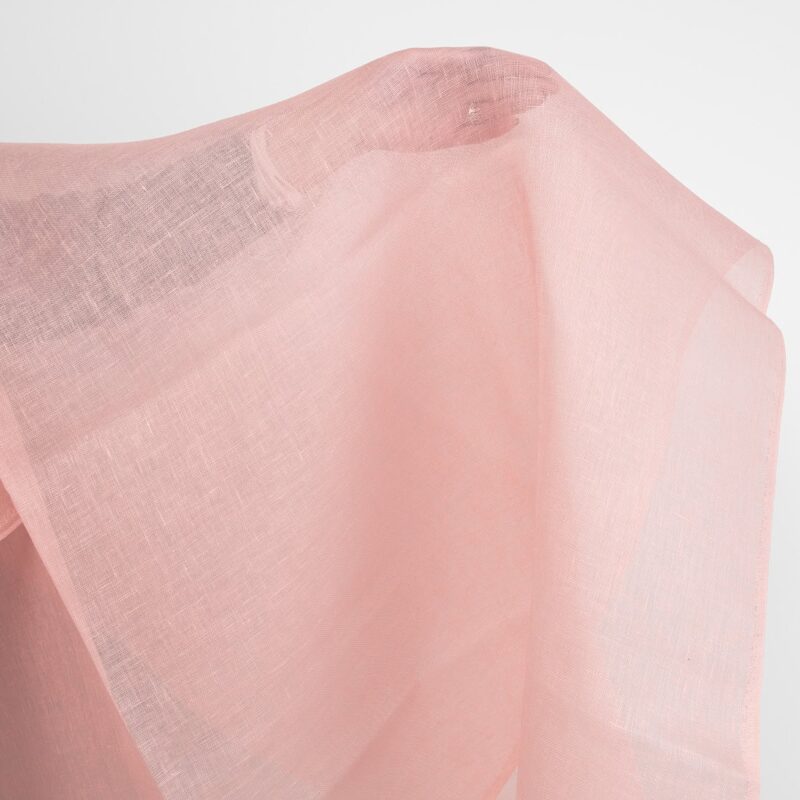 linen rose gauze fabric