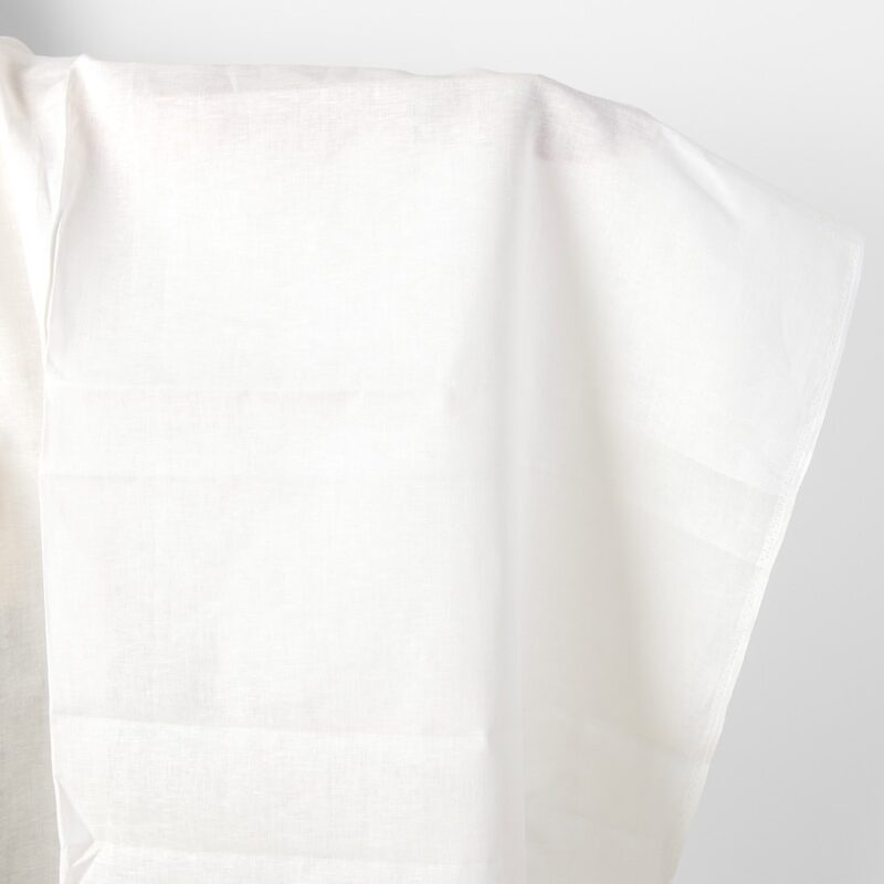 Linen fabric plain off-white